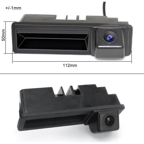 For Audi A6L A8L A4 S5 A3 A3 Q7 2011-2014 Trunk Handle Car rear view camera reverse backup parking Night Vision Waterproof HD