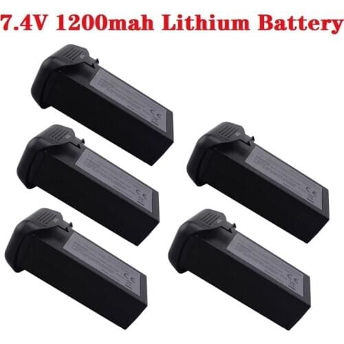 For HS120D RC Drone Rechargeable Battery Accessories Original 7.4V 1200mAh Lipo Battery For HS120D Drone Battery