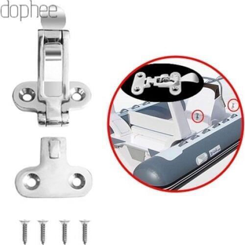 Dophee 1pc stainless steel 316 Boat Deck Locker Hatch Anti-Rattle Latch Fastener Clamp marine hardware boat yacht accessories