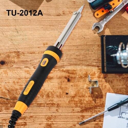 60W TU-2012A Electric Soldering Iron External Heating Style EU Plug Indicator Light Soldering Iron for Repair Welding Equipment