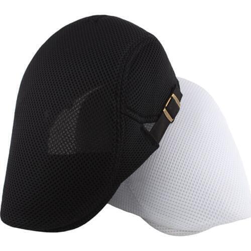 Mesh Dad Hat Summer Men Berets Military Beret Breathable Hat Grass Yarn Sun Hats Flat Cap Adjustable Peaky Blinder Beret Solid