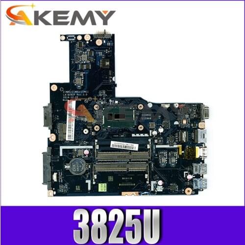 Laptop motherboard For LENOVO Ideapad B40-70 Core SR24B Pentium 3825U LA-B092P 5B20K06829 Mainboard Tested 100