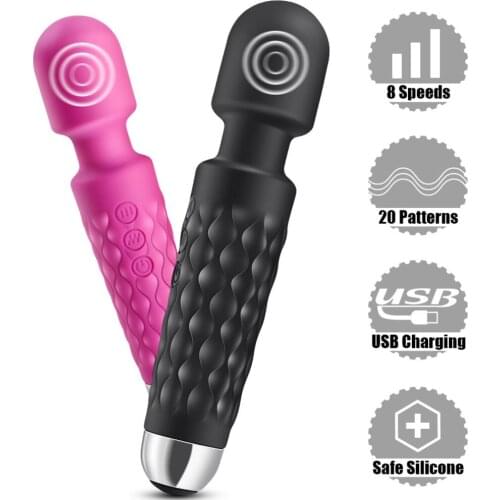 AV Wand Powerful Vibrator For Women Clitoris Stimulator Vibrator Body Massage Female Maturbators Erotic Adult Sex Toys For Wo