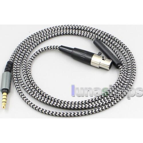 LN004965 Hi-OFC With Mic Remote Headphone Cable For Pioneer HDJ-2000 HDJ2000 Reloop RHP20 Furutech ADL H118 Headphone