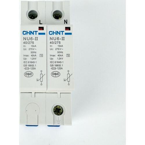 CHINT NU6-II 2P 15-40KA 275V Low-voltage Surge Arrestor
