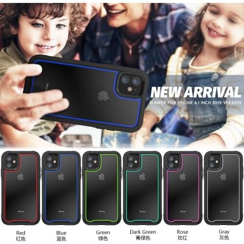 Transparent Phone Case For Apple iPhone 12 11 Pro Max 12 Mini 2020 X XR XS Max 7 8 Plus Camera Candy Color Cover Case