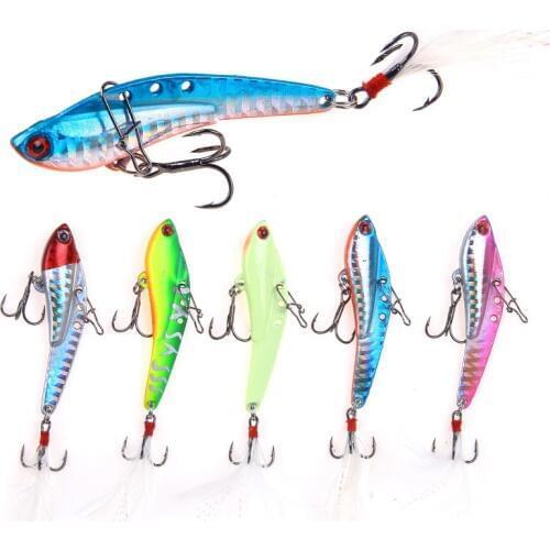 13g/18g/25g/30g Jigging Fishing Lure Woblers Spoon Pike Vib Glow Metal Jig Lure Bait Deep Diving Night Sea Artificial Bait Fish