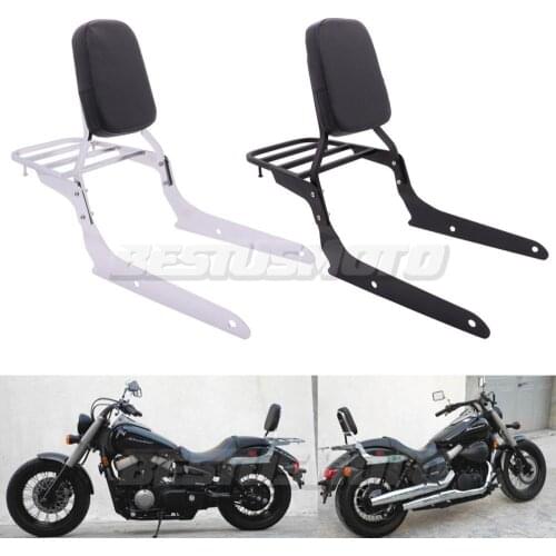 Motorcycle Backrest Sissy Bar w/Luggage Rack For Honda Shadow Spirit VT750 C2 2007-2014 Phantom VT750C2B 2010-2015 2008 2009