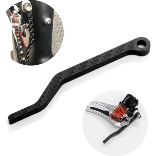 Carbon Fiber Bicycle Chain Stabilizer Ultralight MTB Road Bike Chain Guide Anti-drop Buckle Protector Cycling Parts Accessories