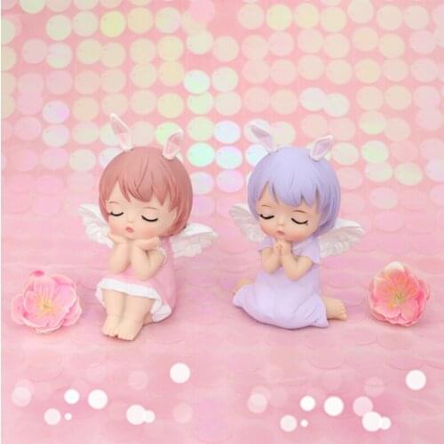 2020 Birthday Cake Cupcake Topper Cute Angel Decoration Celebrating Party Supplies For Kids Girl
