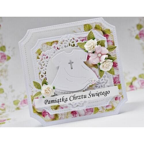 Mmao Crafts Metal Steel Cutting Dies New IHS letter lace frame Stencil For DIY Scrapbooking Paper/photo Cards Embossing Dies