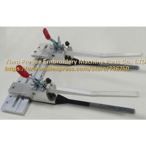 Tubular Machine Fix Clamp Set Shoe Embroidery Frame Bag Holder TAJIMA SWF MELCO FEIYA ZGM Household embroidery machine parts