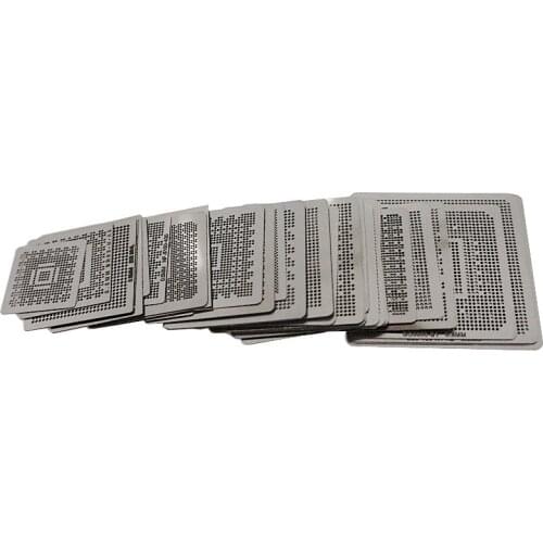27pcs Universal Direct Heating BGA Stencil for chips reballing