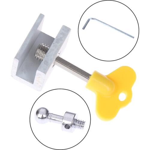 Door window lock restrictor aluminum kid security window limit safety keylock happy