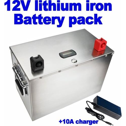 12V 100Ah 120AH lifepo4 lithium phosphate iron Battery Pack 100A BMS for power backup Solar Power System electric vehicles