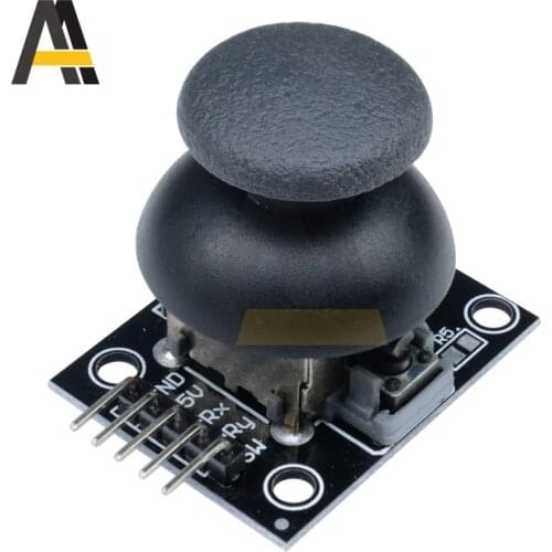 2pcs/lot For Arduino Dual-axis XY Joystick Module 5 pin PS2 Joystick Control Lever Sensor for KY-023 Rated 4.9 /5