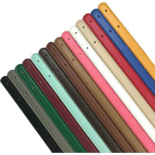 2 Pcs Replacement Accessories Handbag Bag Belt Detachable PU Leather Handle Lady Shoulder Bag DIY Band Handle Strap Band