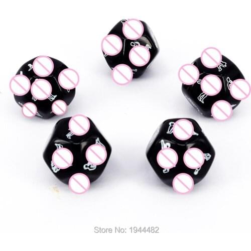 20PCS,12 Positions Erotic Craps Funny Fluorescence Sex Dice Sexy Romance Humour Gambling Adult Game Products Sex Toy For Couple