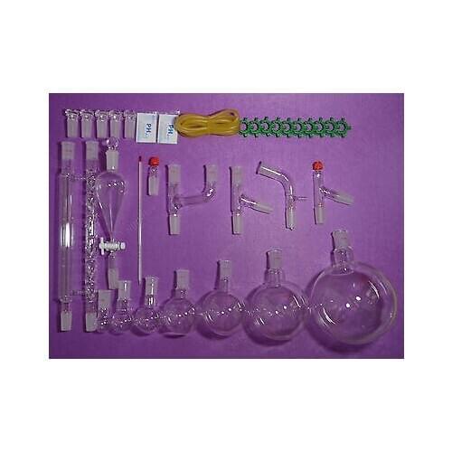 24/40,2000ML,New Chemistry Glassware Kit,Laboratory Glassware Kit,32PCS