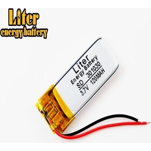 Bluetooth headset battery 301030 3.7V polymer lithium battery 321028 120MAH MP4 MP3 small toy recording pen