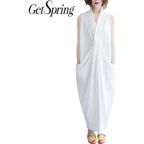 Белые летние платья Getspring China At AliExpress