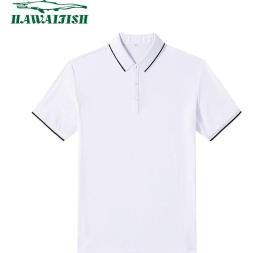 Hawaifish brand men polo summer comfortable breathable business style male polo shirt high quality Casual camisa polo masculina