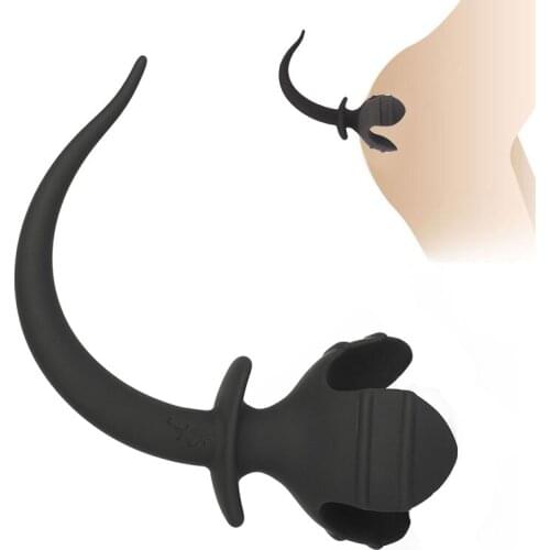 Dog Tail Anal Plug Prostate Massage G Spot Tail Plug Anal Sex Toy Butt Plugs Adult Toy Masturbator Erotic Sex Toys for Women Men