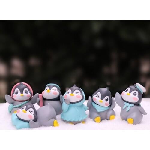 Cute Little Penguin Baby Blind Box Doll Super Cute Micro Landscape Desktop Decoration Toy