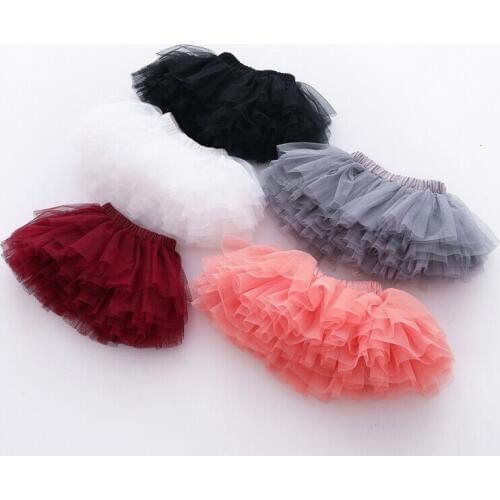 Summer Baby Girl Tutu Skirt High Quality Pleated Tutu Ballet Skirts Star Sequins Princess Girls Skirts Toddler Girls Pettiskirt