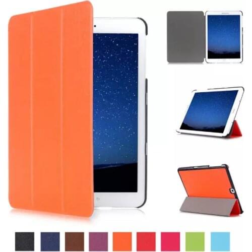 2017 Slim Magnetic Folding Flip PU Case Cover for Samsung SM-T710 T715 T713 T719 Tab S2 8.0 Skin Case