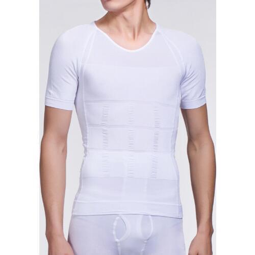Men Body Shaping Vest Slimming Chest Belly Tops Tummy Posture Corrector Shirt Compression Abdomen Male Shapers