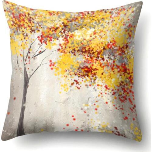 Mylb 45x45cm Yellow Striped Pillowcase Geometric Throw Cushion Pillow Cover Printing Cushion Pillow Case Bedroom Office