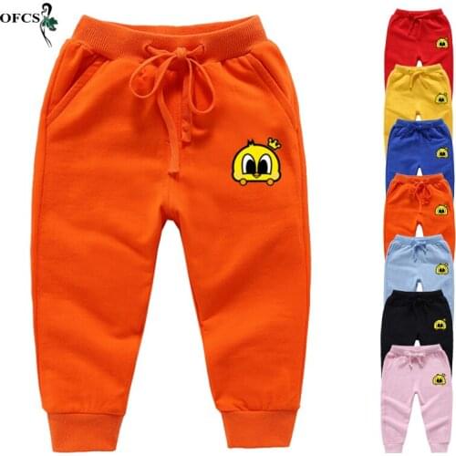 New Kids Pants 2-12 Years Boys Girls Casual Pants Kids Clothing Cotton Unisex Long Trousers Children Spring Clothes Sport Pants
