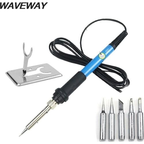 Tin Soldering Iron 60W Electric Adjustable Temperature Soldering Iron Stand Welding Tools Soldering Set For Soldering Kit JCD
