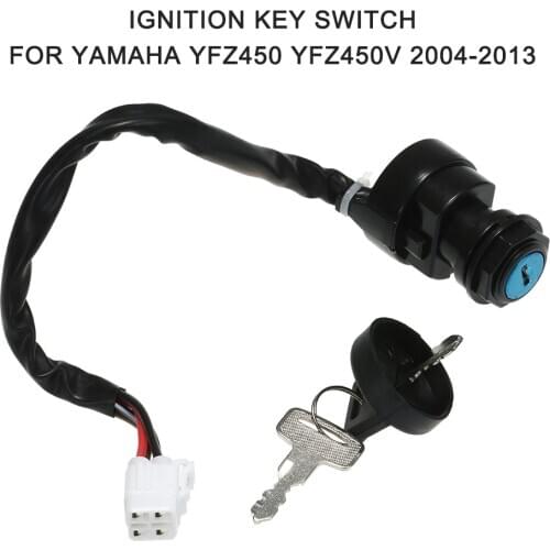 Ignition Key Switch for YAMAHA YFZ450 YFZ450V 2004-2013
