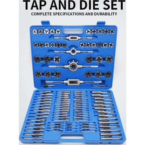 Complete Specifications And Multifunction Tap And Die Set Combination Set 100pcs/Set Tap And Twist Hand Tool Combination Set