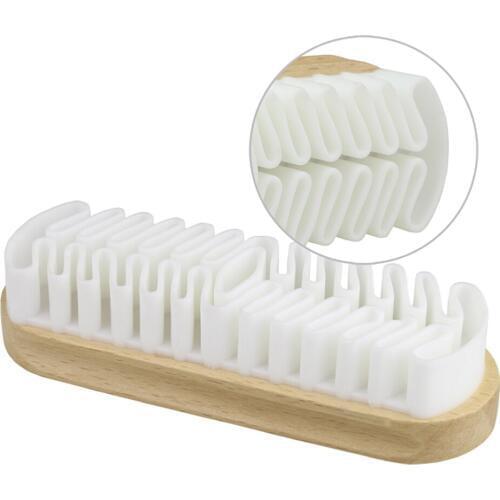 1PC 13CM*4CM Leather Brush For Suede Boots Bags Scrubber Cleaner White Rubber Crepe Shoe Brush Household Cleaning Tool 100gA