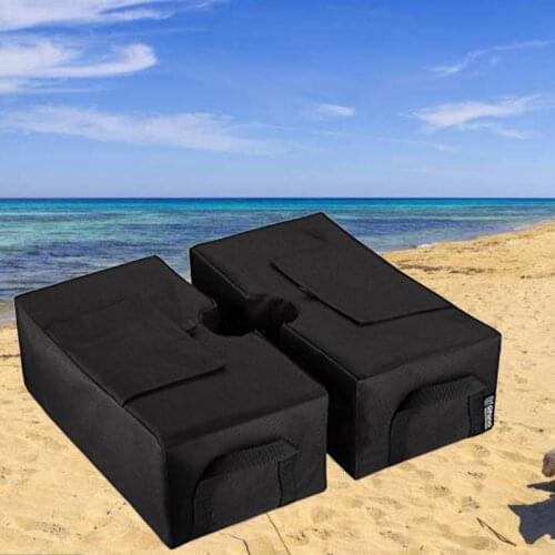 Outdoor Patio Umbrella Base Stand Portable Umbrella Parasol Heavy Weight Bag Detachable Wind-Proof Fixing Sandbags