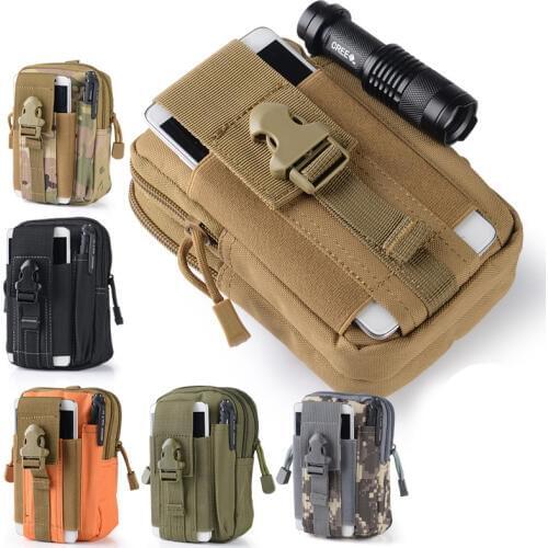 Outdoor Camping Bags,Tactical Molle Backpacks,Pouch Belt Bag,Military Waist Backpack,Soft Sport Running Pouch Travel Bags