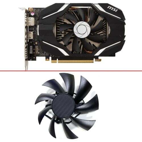 85MM NEW PLA09215B12H 4PIN GTX 1060 Cooling Fan For MSI GeForce GTX 950 N550GTX-Ti M2D1GD5/OC GTX1060 6G OC R6790 Video Card Fan