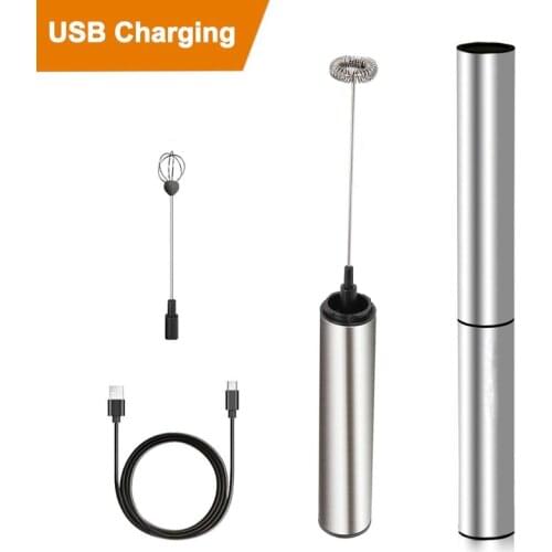 USB Electric Handle Egg Beater Milk Stirrer Frother Foam Coffee Whisk Mixer Juice Stirrer Egg Stirrer Kitchen Egg Tools