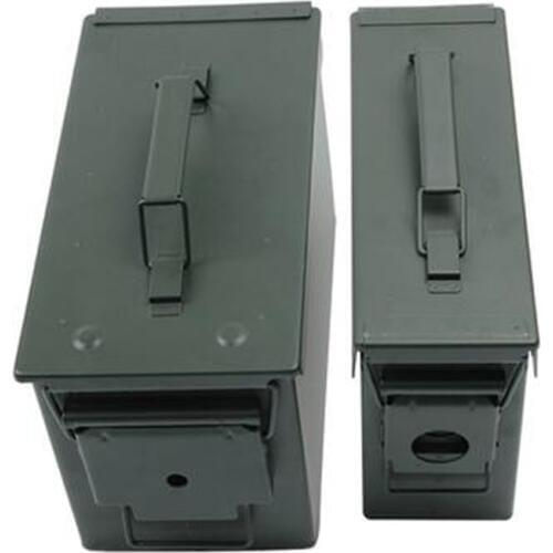 High-quality Steel Ammo Box Military Style Storage Ammo Can High Strength Ammo Accessory Crate Storage Case Tactical Bullet box