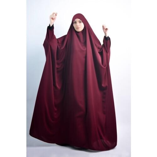 Eid Muslim Women Hooded Hijab Dress Prayer Garment Jilbab Abaya Full Cover Ramadan Long Khimar Gown Abayas Islamic Clothes Niqab