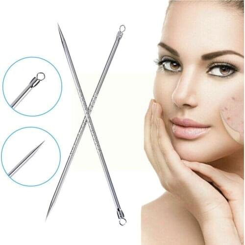 1pcs New Silver Steel Acne Needle Face Care Tools Pimple Remover Extractor Acnes Blemish Removable Blackhead Come R3J3