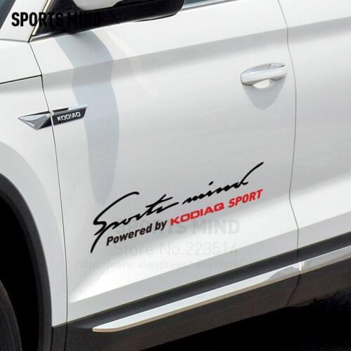 10 Pieces Customization Sports Mind Car Styling Car Sticker Decal Exterior Accessories For Skoda Kodiaq Stickers Car Accessories