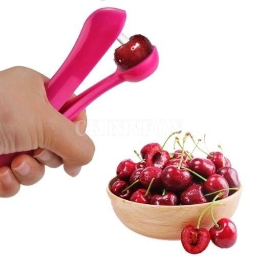 500Pcs/Lot New Cherry Olive Pitter Pits Seed Fruit Remover Core Squeeze Stone Tool (Color: Multicolor)