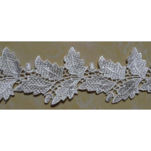 7cm luxurious water soluble embroidery big leaf lace,clothes and home item decoration accessories,XERY14329q