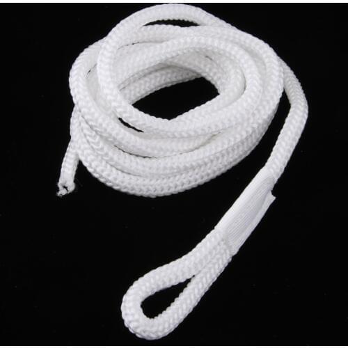 White Double Braid 1/4 INCH X 5 FT Boat BUMPER FENDER LINES Marine Docking Rope Resistant To Abrasion Mildew