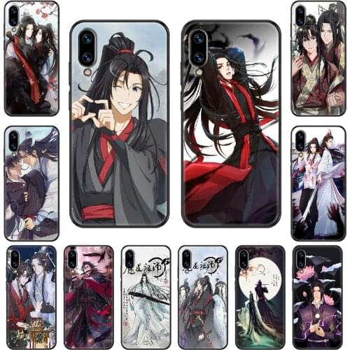 Anime mo dao zu shi Phone case For Huawei Honor Mate 5 7 8 9 10 20 i A X Lite Pro black tpu prime silicone bumper 3D coque