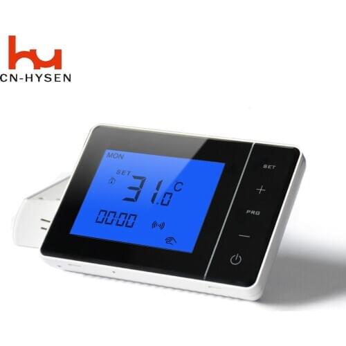 HYSEN Touch Screen LCD Programmable Digital Electronic Wall-hung Gas Boiler Wireless Thermostat For Water Underfloor Heating